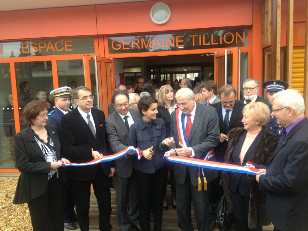 Najat Vallaud-Belkacem, inaugure l'espace Germaine Tillion à Meyzieu