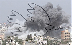 Une colombe de paix pour Gaza