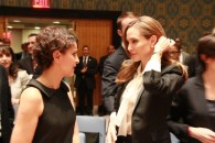 A l’ONU, “le combat commun d’Angelina Jolie et Najat Vallaud-Belkacem”