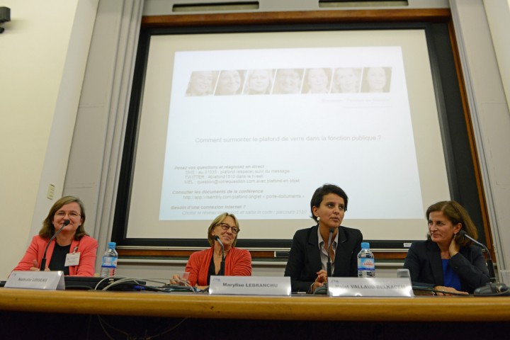 Najat Vallaud-Belkacem et Marilyse Lebranchu Colloque ENA "Parcours au féminin" - © Razak