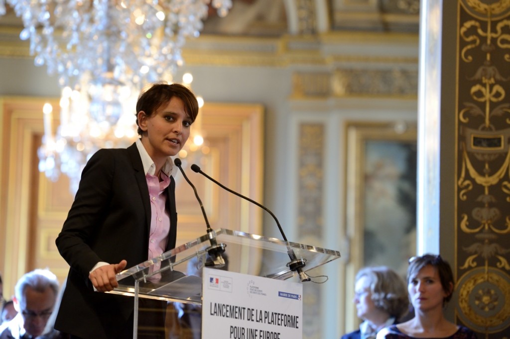 Najat Vallaud-Belkacem lance la plateforme "Pour une Europe des Droits des Femmes" - © Razak