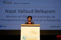 Discours de Najat Vallaud-Belkacem au 84ème congrès de l’UNEF à Nantes