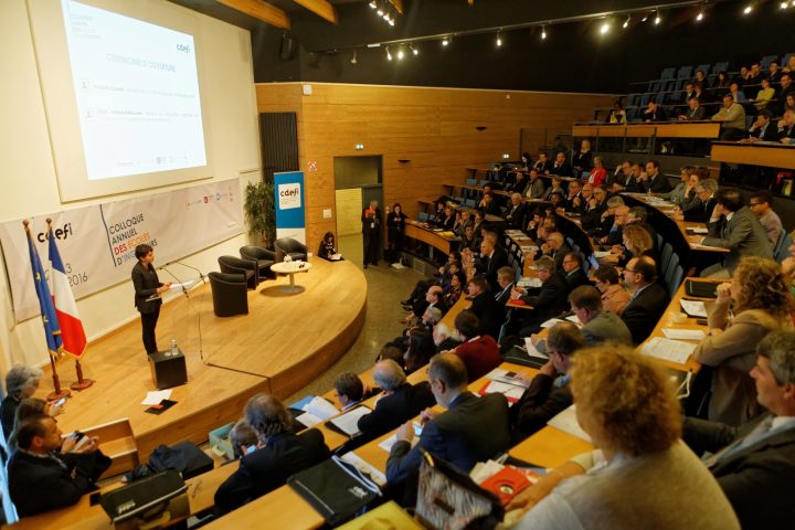 Participation de la ministre Najat VALLAUD-BELKACEM, au colloque annuel des écoles d’ingénieur-e-s à l'école centrale de Lille - Villeneuve-d’Ascq et au tournoi de l’Euro foot Jeunes organisé par l’UNSS au stadium de Lille, le jeudi 2 juin 2016 - © Philippe DEVERNAY